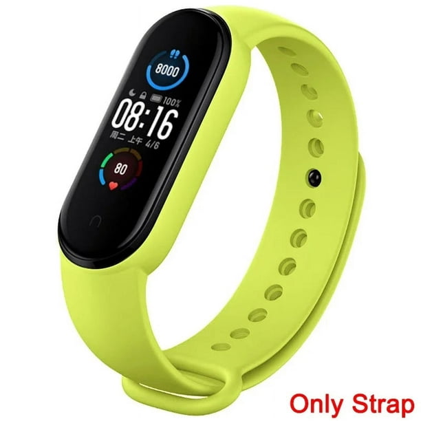 Correa De Silicón Unisex Para Smart Watch Mi Band 7 / 6 / 5 De Xiaomi