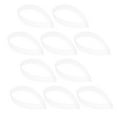 thumbnail image 5 of 100pcs Plastic Shirt Collar Strips Durable Collar Fixing Strips (Transparent), 5 of 5