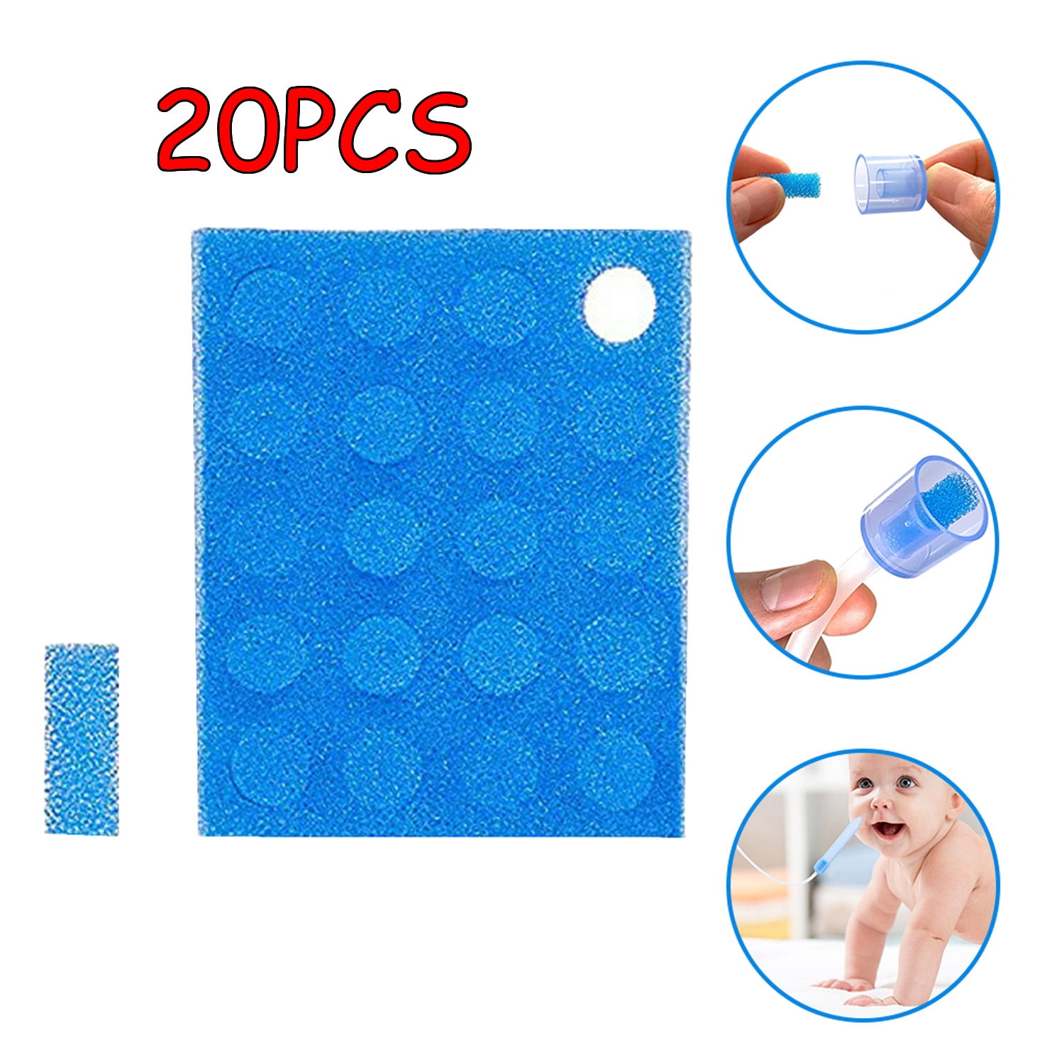 20pcs Nasal Aspirator Hygiene Filters for Nose Aspirator Filters Baby