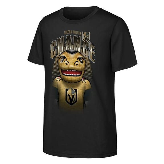 Youth Outerstuff Black Vegas Golden Knights Mascot Highlight T-Shirt