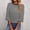 X-Black531, variant on Women's T Shirt 3/4 Sleeve Round Neck Striped Print Back Tie Bow Comfortable Breathable Pullover Top For Casual Daily Wear,Black,L