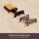 thumbnail image 5 of Caja de almacenamiento desmontable resistente, contenedor de almacenamiento de Metal con ruedas, organizador de almacenamiento plegable para dormitorio debajo, 5 of 8