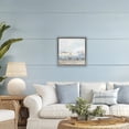 thumbnail image 3 of Stupell Industries Coastal Muted Summer Beach Umbrellas Gray Floating Frame Canvas Art, 18 x 18, by Liz Jardine, 3 of 7