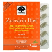 New Nordic Zuccarin Diet Tablets | with Mulberry Leaves for Weight Management 60 Count