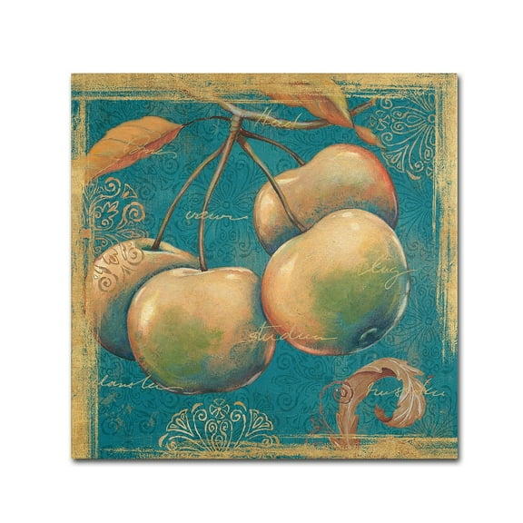 Trademark Fine Art "Lovely Fruits III" Canvas Art by Daphne Brissonnet