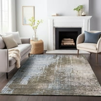Addison Rugs Chantille Indoor/Outdoor Transitional Modern Brown Washable Rectangle Rug, 8' x 10'