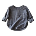 thumbnail image 3 of Bovxnpu Unisex Girls Long Sleeve Shirts Undershirts Long Sleeve Slub Cotton Base Layer Pullover Girls Tops, 3 of 7