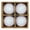 White Home Decor, variant on karymi 4Pcs 8 cm Christmas Tree Balls Christmas Decorations Hanging Ornament Home Party Decor Christmas Ornaments Set Christmas Gifts Christmas Party Supplies Seasonal Decor