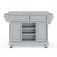 thumbnail image 3 of Kitchen Cart in Ultimate Grey with Grey Granite Top, 3 of 6