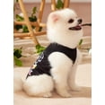 thumbnail image 5 of PETSIN 1pc Pet Vest With Number & Letter Print, 5 of 5