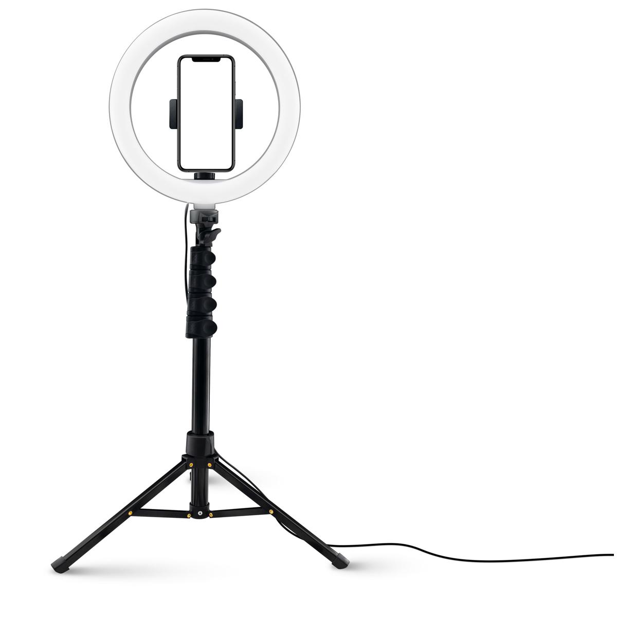 Mackie Mackie mRING-10 - 10" 3-Color Ring Light Kit with Stand and Remote