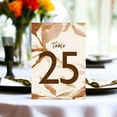 thumbnail image 2 of Watercolor Splash51 Pieces Wedding Table Numbers Cardss 1-50 Double Sided 4x6 inch Table Numbers for Wedding Reception/Party/Event, 2 of 3