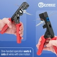 thumbnail image 3 of Herramienta Keystone de terminación de velocidad Everest 45Term para RJ45, 3 of 8