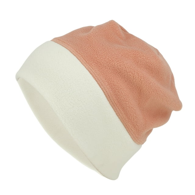 Gorra de ciclismo Unique Bargains Mantener Caliente Forro de Casco Duro Tela de Forro Polar Caramelo 28x22cm 1 Pcs