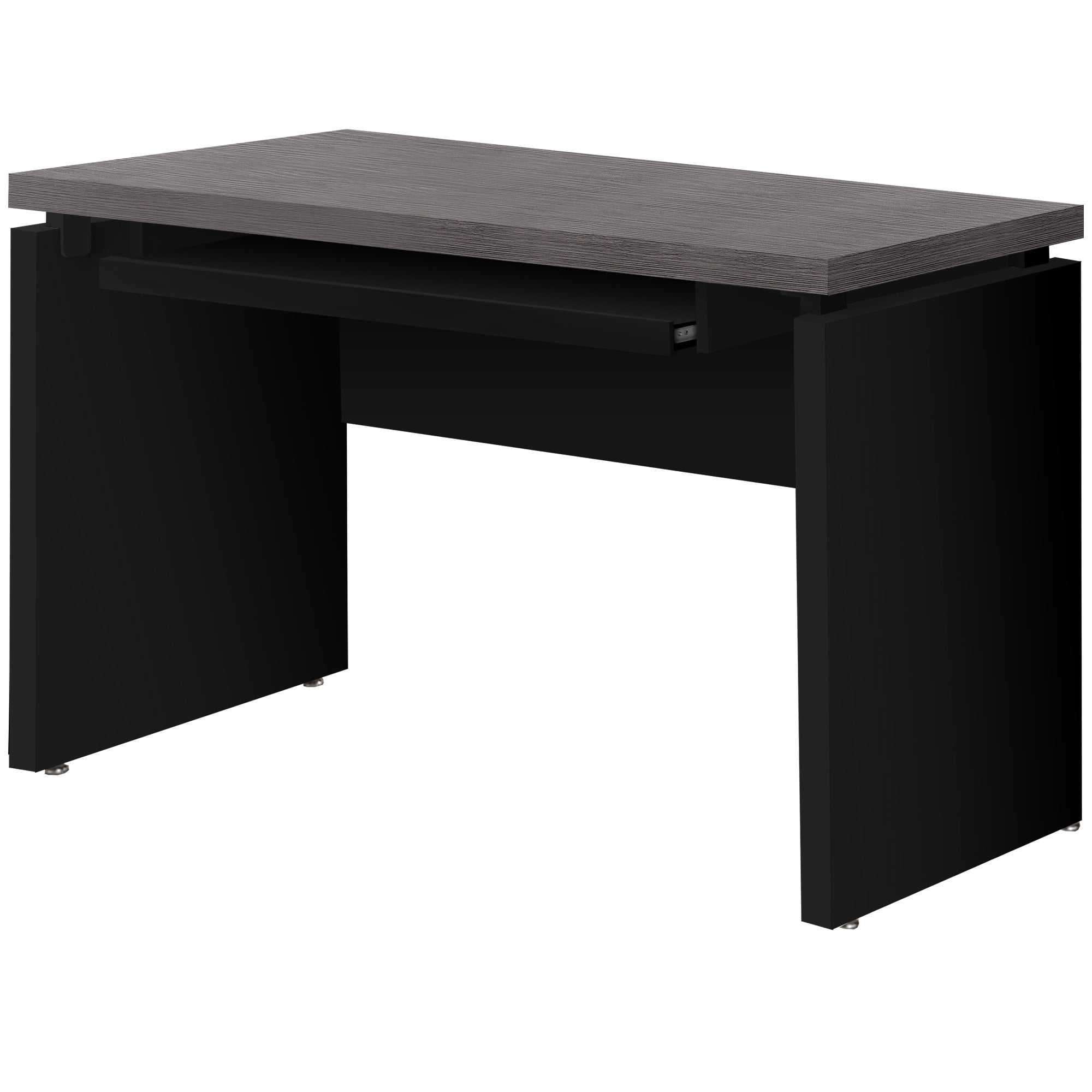 Computer Desk 48"L / Black / Grey Top