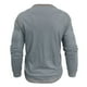 thumbnail image 5 of pstuiky Camisas suaves de manga larga para hombre, Camisa básica de manga larga con cuello redondo y transpirable de color sólido a la moda informal para hombre camisetas de hombre l, 5 of 7