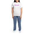 thumbnail image 4 of CafePress - CBDP Bridesmaid's Pajamas - Women's Short Sleeve Print T-Shirt and Pants Light Cotton Pajama Set, 4 of 7