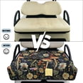 thumbnail image 5 of SEANATIVE Golf Cart Seat Covers for EZGO TXT RXV, Lightweight Foldable Club Car Seat Covers, Wear-resistant 2-Person Seater Protector for Golf Cart, Mushroom Daisy Flower, 5 of 7