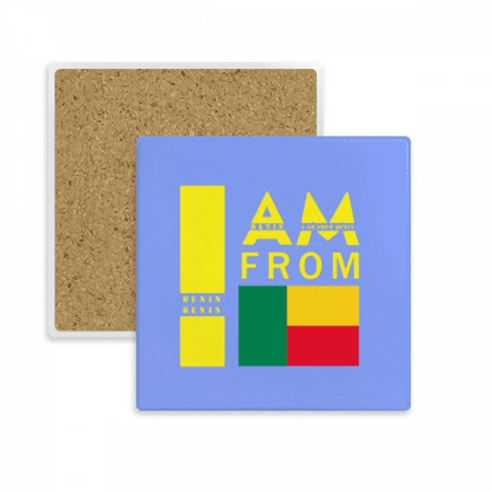 

I Am From Benin Art Deco Fashion Coaster Cup Mat Mug Subplate Holder Insulation Stone