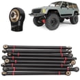 thumbnail image 4 of Varilla de Tracció de Metal, Varilla de Enlace Mejorada, 8 UDS. SCX10, Coche Trepador, Plass Modificadas, Rendimiento de Simulació, 4 of 7