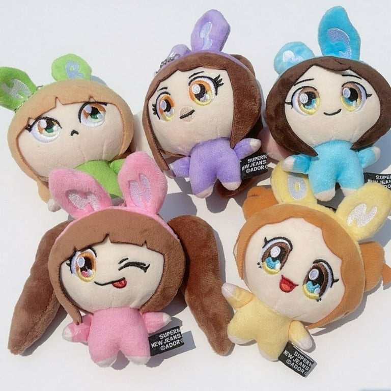 Kpop Idol Newjeans Plush Doll Keyring MINJI HANNI DANIELLE