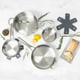 thumbnail image 4 of CoreClad 10-Piece Tri-Ply Stainless Steel Cookware Set with Induction Compatibility, 4 of 6