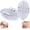 Clear, variant on 2 Pack Upgrade TPE Meridian Massage Brush, Full Body Acupoint Massager Glove for Belly, Scalp, Arms Legs, SPA Relaxation Massage Tool for Home & Beauty Salon (Clear)
