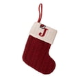thumbnail image 1 of Binwennn Decorative Easter Eggs Small Christmas Decorative Supplies Red Knitted Christmas Socks Christmas Tree Pendant Embroidered Wool Rhetoric Socks, 1 of 3
