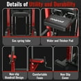 thumbnail image 5 of Pooboo Power Tower Pull Up Bar Dip Station with Resistance Assisted Pad Multi-Function Adjustable Height Home Gym Strength Training Fitness Workout Equipment 480 LBS, 5 of 7
