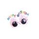 thumbnail image 1 of Jumpingount Gafas de fiesta, gafas de cumpleaños, accesorio de vestir, gafas decorativas, decoración de ropa para niños, regalo, gafas de sol portátiles Cadenas y cordones para anteojos Rosado Jumpingount AP012698-03, 1 of 6