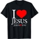 thumbnail image 1 of I Love Jesus - Jesus Loves You - Camiseta cristiana, 1 of 2