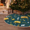 thumbnail image 5 of Sikiie Camping Nativity Christmas Tree Skirt, Jesus Christian Winter Holiday Tree Mat Decoration(30-48IN)36", 5 of 6