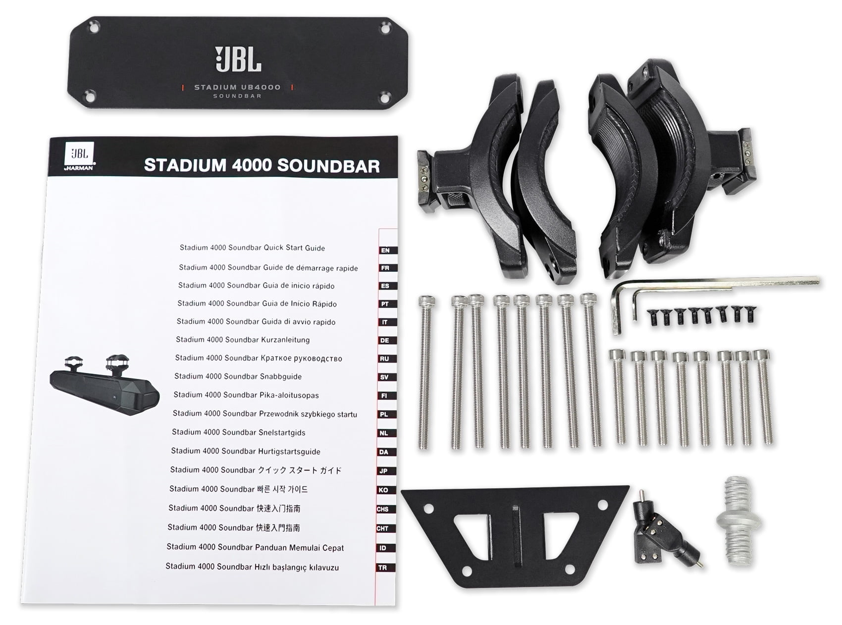 JBL Stadium UB4000 Marine Sound Bar For Polaris RZR ATV UTV Cart