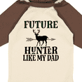 thumbnail image 4 of Inktastic Hunting Future Hunter Like Dad Boys or Girls Long Sleeve Baby Bodysuit, 4 of 5