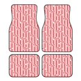 thumbnail image 1 of Honeii Popcorn 1 Print Car Foot Mat Four-Piece Set - Front & Rear Universal Car Floor Mats for SUVs, Trucks, Sedans, 1 of 7
