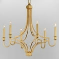 thumbnail image 2 of 12786GL Maxim Lighting Normandy - 6 Light Chandelier-30.5 Inches Tall and 29 Inches Wide     -Traditional Installation, 2 of 5