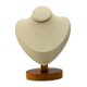 thumbnail image 2 of Expositor de collares, organizador de joyas, decoración, exhibición de joyas, busto para Beige, 2 of 9