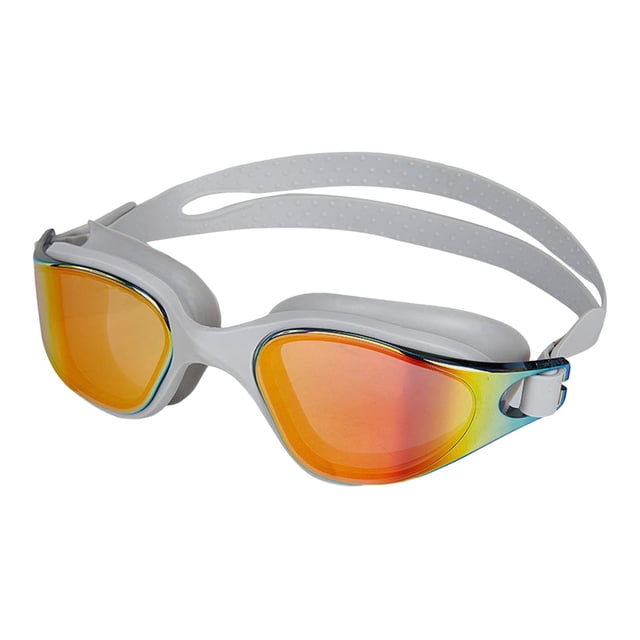 Full Frame Large View Swimming Goggles with -Fog Lens and Adjustable Silicone Strap for Comfortable Aquatic Training