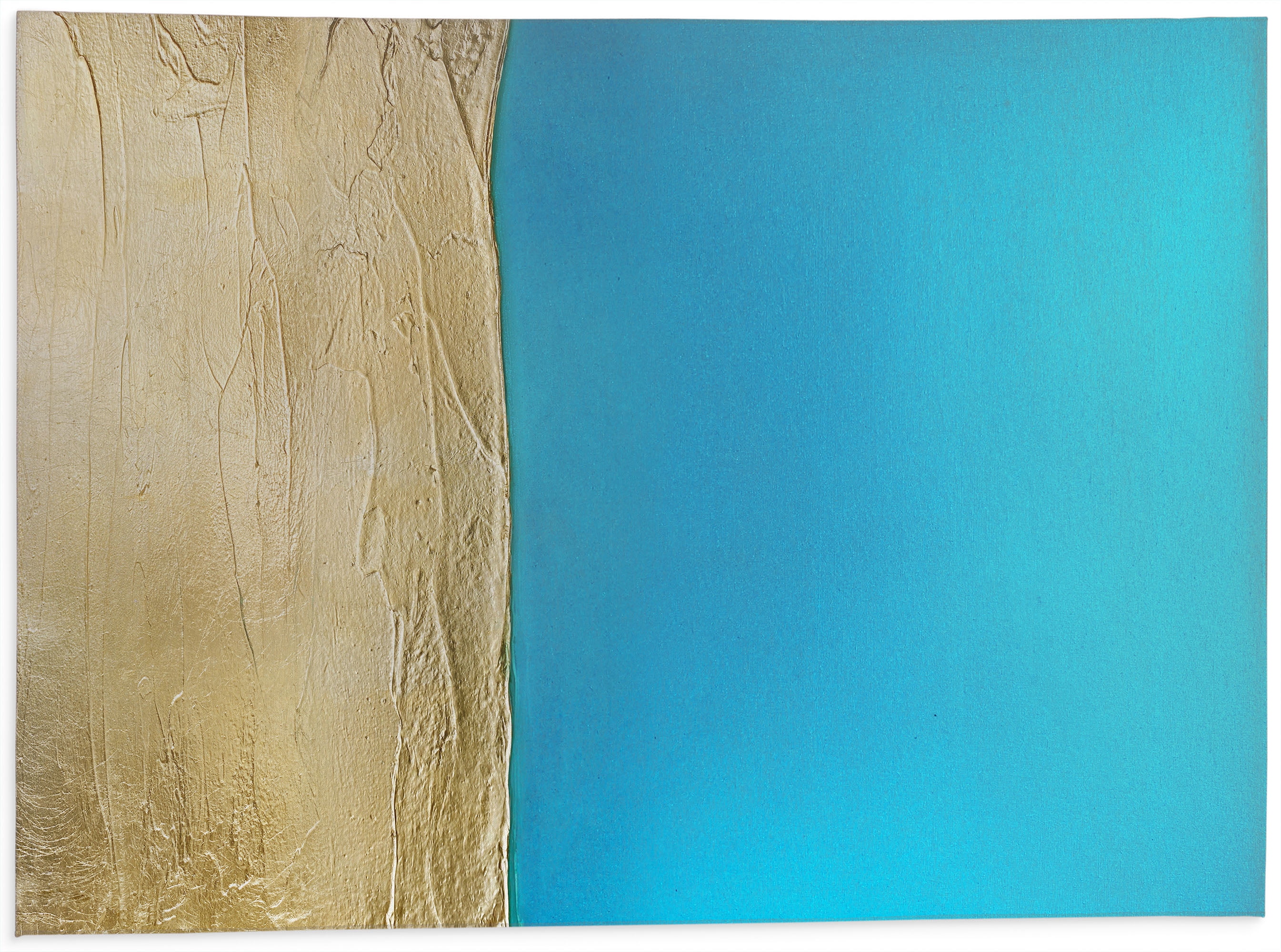 Azure Gold Office Mat by Kavka Designs