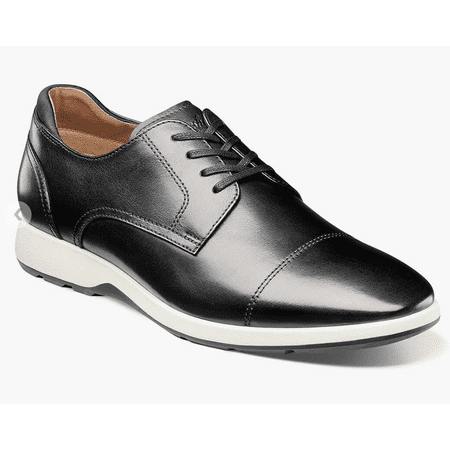 

Florsheim Transit Cap Toe Oxford Men s Casual Shoes Black White 15189-111