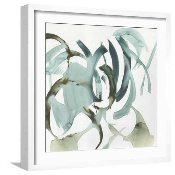 Art.com Hypnotic Curves II Art Print by PI Studio, White Frame Wall Art, 21" x 21"
