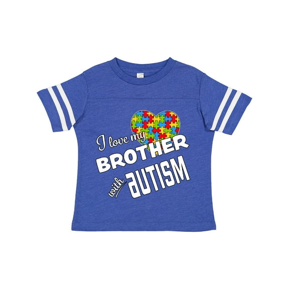 Inktastic I Love My Brother with Autism Boys or Girls Toddler T-Shirt