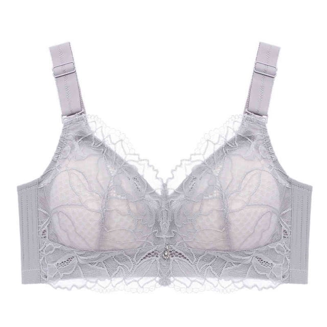 TopLLC Bras for Women Everyday Bras Woman Color Comfortable Hollow Out Perspective Bra Underwear No Rims