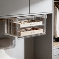 thumbnail image 6 of EGYMEN Mirror Cabinet Storage Box, Transparent Drawer Style Storage Container with Waterproof Design, Bathroom Organizer with Hanging Feature, Plastic Storage Box for Small Items, 6 of 6