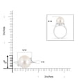 thumbnail image 4 of ANGARA Freshwater Cultured Pearl and Diamond Bypass Ring in 925 Sterling Silver for Women | June Birthstone, Birthday, Anniversary, Jewelry Gift for Women | Pearl Ring, 4 of 8