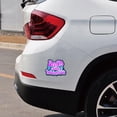 thumbnail image 4 of Car Decal Reflective Sticker In Memory of Queen Wang | Adhesive Purple Vinyl Emblem for Vehicles & Windows, 6x6cm, 4 of 8