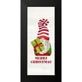 thumbnail image 2 of Reed, Tara 8x14 Black Modern Framed Museum Art Print Titled - Gnome for Christmas Sentiment vertical III-Merry Christmas, 2 of 5