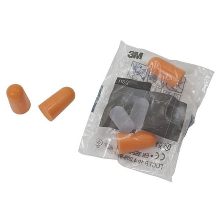 3M Foam Ear Plugs, Pack of 200, Fidelity Size Slow bag OCS1137 Premium NRR fit PairsBox R31100 Work Pack Paks Plugs Small Flange shape Blasts.., By Jensen Ship from