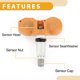 thumbnail image 5 of Sensor de presión de neumáticos Unique Bargains No.4D0907275C para Volkswagen Phaeton 2004-2006 Sensor TPMS 1 Pcs 433MHz, 5 of 7