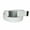 White, variant on CTM®  Fabric Belt with Nickel Flip Top Buckle (Men's Big & Tall)